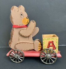 Kids Christmas Pull Toy Wooden