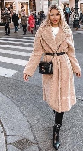 Zara beige faux shearling - faux,