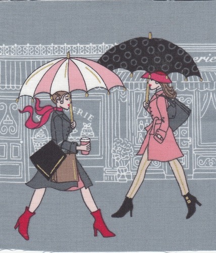 Fabric picture panel rainy - fabric,