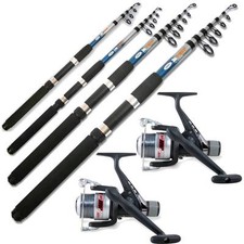 2 TELESCOPIC  NGT FISHING RODS