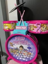 Drums Kit Set The Paw Patrol Boss Pup Puppy Dog Kids Toddler Drum Set Skye £65
