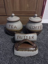 Tea +Coffee Jars +Matching