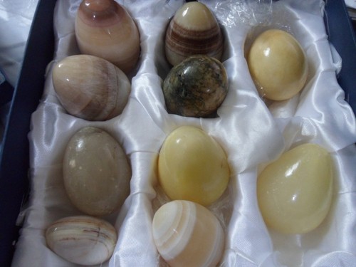 Onyx egg marble stone - onyx,