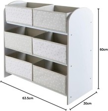 Kids Toy Storage Unit with 6