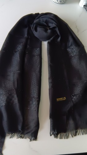 Premium black modal scarf - premium,