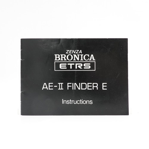 Bronica finder e - ae-ii,