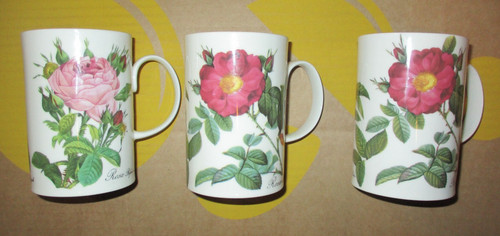 Dunoon bone china mugs - 3,