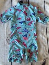 Girls UV Protection Sun Swim Suit Turtles 2-3 Years from Mountain Warehouse