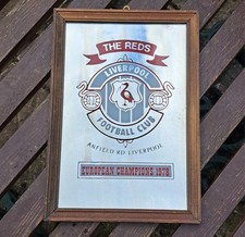 Vintage Wooden-Framed Mirror -