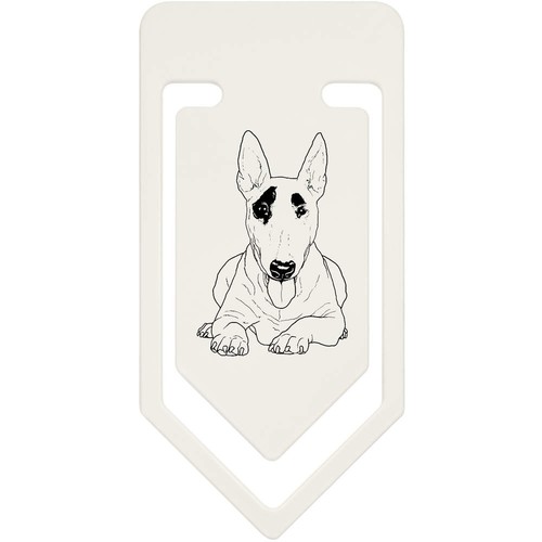 Bull terrier plastic paper - terrier',