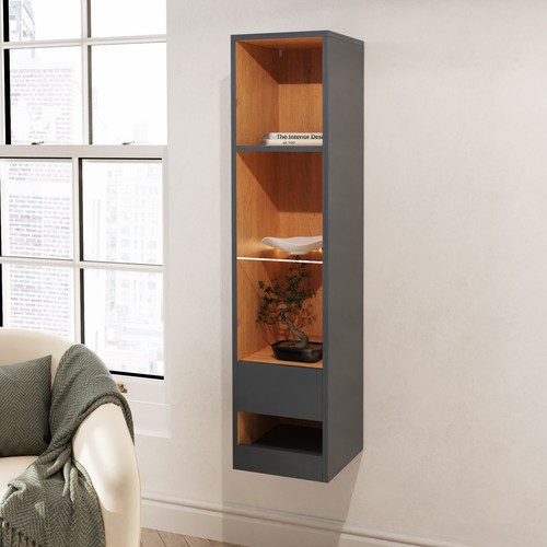 Leon tall shelf unit - unit, led
