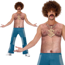 Mens Realistic Hairy Chest