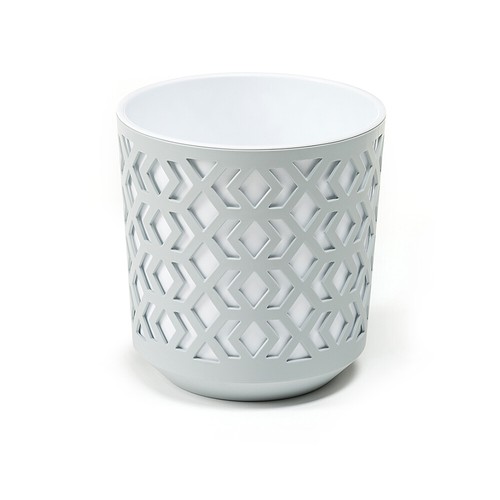 Round aztec houseplant pots - aztec,
