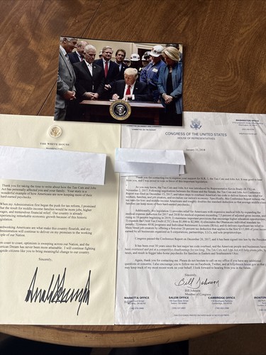 President trump signed letter - president,