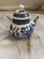 Churchill Blue Willow Teapot