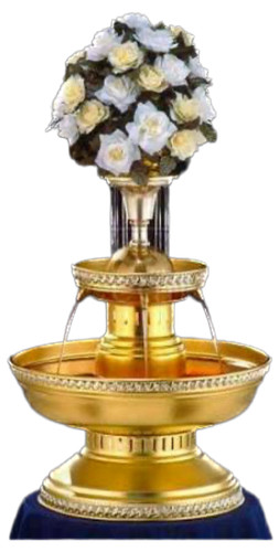Gold bar fountain party - fountain,