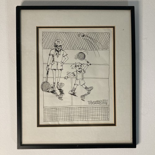 Tennis cartoon drawing - cartoon,