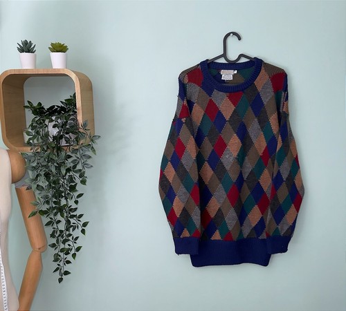 Aquascutum argyle merino wool - argyle,