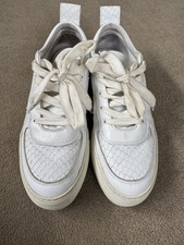 Whistles Flat form Trainers White Leather 39 Uk 6