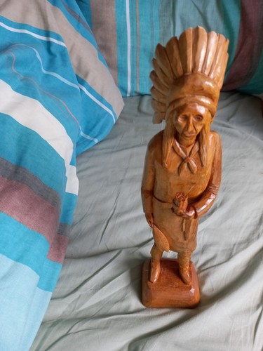 Vintage hand carved wood - vintage,