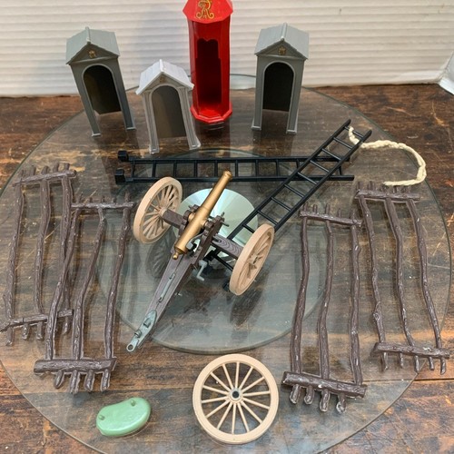 Vtg lot britains cannon odd - vtg,