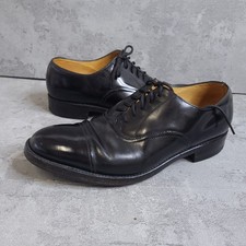 Charles Tyrwhitt Shoes Mens Size 7 Black Lace-Up Cap Toe Classic Leather Oxfords