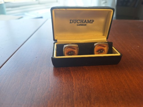 Duchamp cufflinks with - with, a