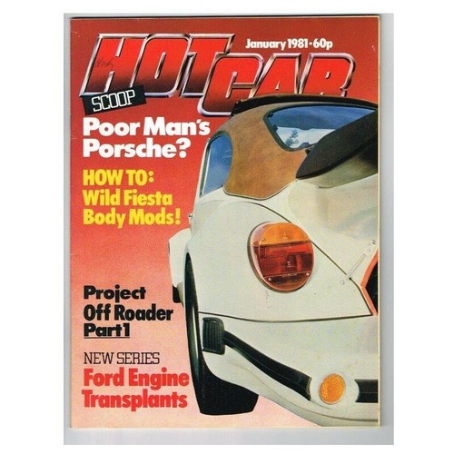 Hot car magazine january 1981 - car,