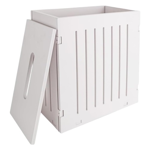 White slimline shaker - slimline, unit