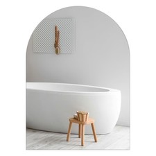 Home Selections Frameless Arched Mirror