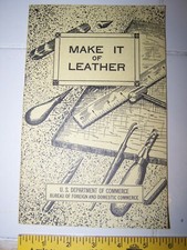 1939 MAKE IT OF LEATHER by