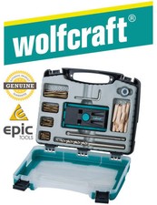 WOLFCRAFT Undercover Pocket Hole Jig Kit Set & Drill Bit, Screws, Collar, 4642