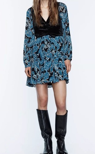 Zara printed dress - zara,