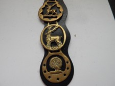 Horse Brass Leather Strap