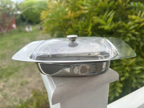 Vintage stainless steel - vintage, butter