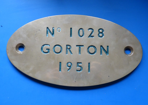 Class worksplate no 1028 - class, 76