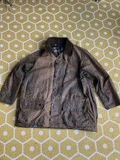 Barbour  moorland heavy weight wax jacket Brown Large (please read) 