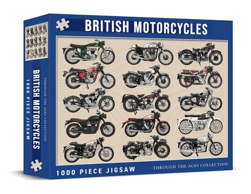 British motorcycles 1000 piece - british,