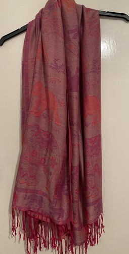 Ladies pink elephant print - ladies,