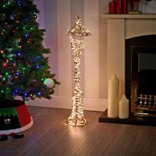 Tall Gold/Iridescent Lantern