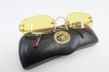 Vintage Cartier PARIS rimless sunglasses France 56-24 140 SL# 1723053 men's med