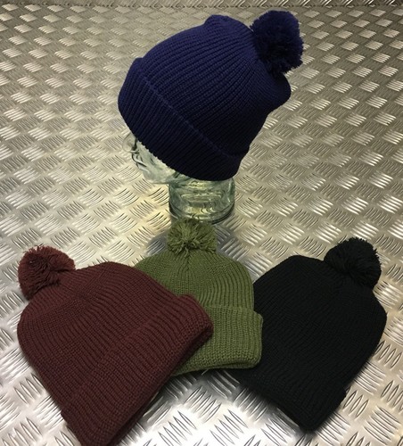 Knitted retro beanie - knitted, hat