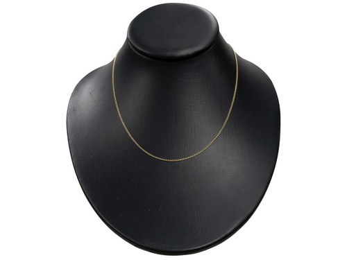 9ct gold curb chain 5mm - gold, 0.5mm
