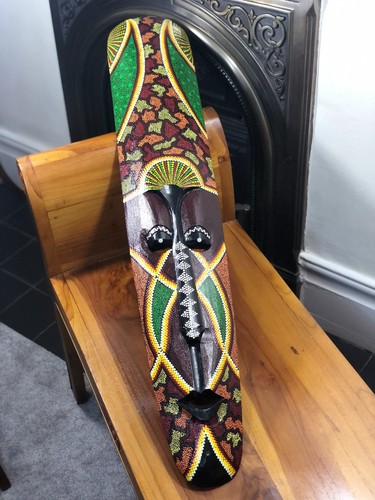 Tiki wooden tribal - wooden, 100cm