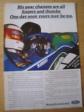 FORD GEAR CHANGES FINGER AND THUMBS 1994 ADVERT A4 SIZE FILE 24