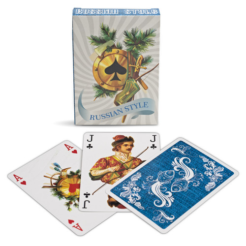 Russian style playing cards - russian,