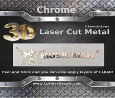 Musicman Guitar Decal 3D Metal