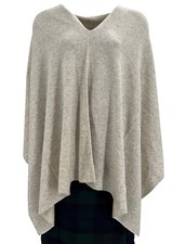 Handmade Cashmere Knit Poncho