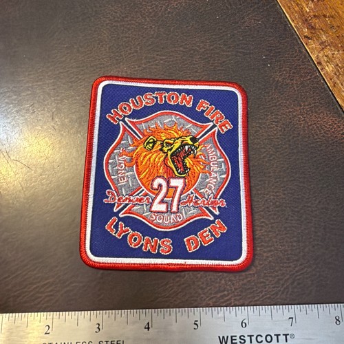 Vintage fire dept - dept, patch
