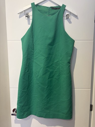 Zara women green short - green,